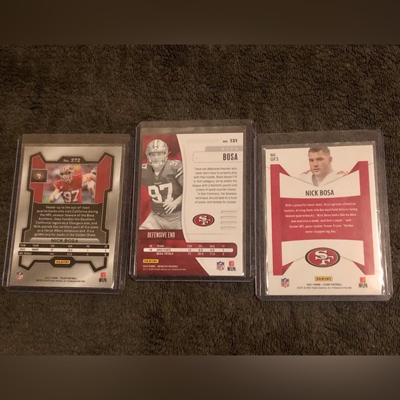 Nick Bosa Rookie Card 2019 Panini Absolute & Score 2021 (San Francisco 4… - Picture 2 of 2